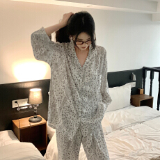 批发云朵棉 睡衣女春秋<b class='q'>长袖</b>睡衣<b class='q'>长袖</b>长裤家居服套装原版宽松款