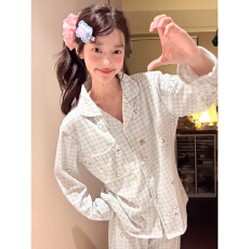 批发260克德绒睡衣女冬季新款宽松大码卡通家居服套装<b class='q'>开衫</b>可外穿德绒