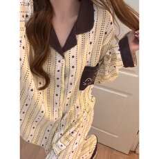 云朵棉睡衣女冬季新款宽松大码卡通家居服套装开衫可外穿