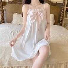 批发夏季新款吊带裙甜美<b class='q'>公主</b>风性感弹力缎吊带<b class='q'>睡裙</b>家居服