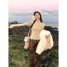 批发高领针织<b class='q'>打底衫</b>女秋冬内搭修身显瘦紧身百搭长袖上衣