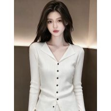 针织衫女2026秋冬季新款修身内搭打底衫chic韩系上衣 初秋上新