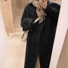 批发高级感毛呢<b class='q'>外套女</b>2026年春秋季新款呢子大衣小个子 赫本风韩系