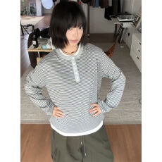 批发宽松长袖绣花S新款百搭时尚显瘦气质简约休闲韩版修身