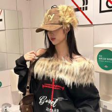 批发毛领可拆卸十字架印花卫衣女新款百搭时尚显瘦气质简约