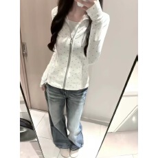 批发波点修身防晒衣女款夏季新款<b class='q'>户外</b>套轻薄凉感透百搭<b class='q'>时尚</b>