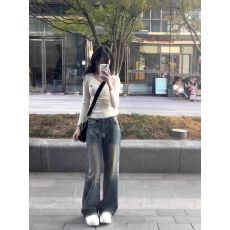批发美式正肩修身德长袖t恤女内新款百搭时尚<b class='q'>显瘦</b>气质简约