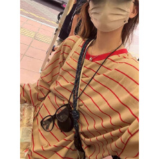 批发印花防伪扣吊牌长袖M新款百搭时尚<b class='q'>显瘦</b>气质简约休闲韩版