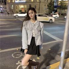 批发内里新款百搭短款上衣潮法式小众时尚小香<b class='q'>显瘦</b>气质简约