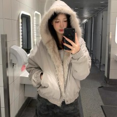 批发国潮美式服女新款座山雕工装夹衣加加厚<b class='q'>冬</b>季袄百搭时尚