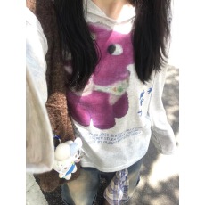 批发印花防伪扣吊牌长袖S新款百搭时尚显瘦气质简约休闲<b class='q'>韩版</b>