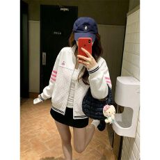 批发三条杠印花后包领华复合<b class='q'>薄款</b>加卫衣新款百搭时尚显瘦气质