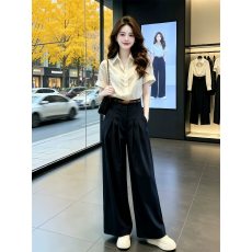 批发2026新款今年流行爆款女装早秋<b class='q'>时尚</b>气质两件套装韩系穿搭一整套装