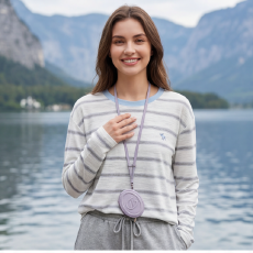 批发蓝色条纹薄款长袖t恤女秋季2026年新款韩系减龄百搭显瘦罩衫针织