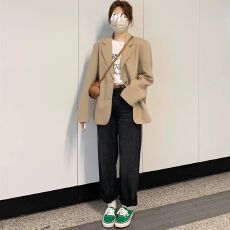 批发高级小个子<b class='q'>西装</b>外套春秋宽松设计新款韩版气质休闲职业西服女