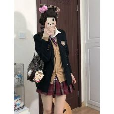 批发小个子西服上衣jk制服<b class='q'>西装</b>外套女春秋款日系正版原创学院风校供感