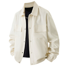 男士夹克春秋季高品质青少年初秋帅气工装外套男穿搭休闲男装潮