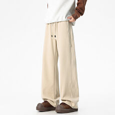 批发弯刀裤子男<b class='q'>春</b>秋款潮流百搭宽松运动休闲裤子男裤卫裤