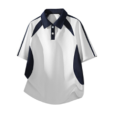 青少年休闲运动polo衫2026夏季新款棉短袖男装撞色翻领T恤