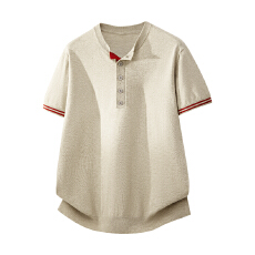 批发男士polo衫短袖夏季宽松半袖2026新款美式上衣翻领美式<b class='q'>t</b><b class='q'>恤</b>