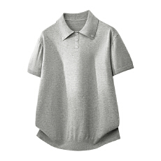 批发短袖翻领polo衫男重磅高级感夏季体恤<b class='q'>男装</b>2026新款美式上衣