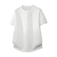 批发男士时尚t恤男短袖夏季潮牌男款休闲上衣2026新款重磅体恤衫