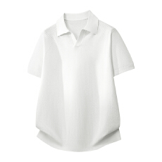 polo衫短袖男痞帅夏季舒适t恤2026新款美式重磅上衣半袖男款