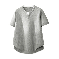 短袖t恤男夏季潮牌宽松半袖2026新款男装体恤圆领上衣