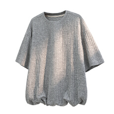 批发<b class='q'>加大</b>码美式潮牌肌理感短袖男士夏季2026新款T恤休闲宽松百搭透气