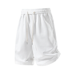 批发纯色简约运动<b class='q'>短裤</b><b class='q'>男</b>夏季2026新款薄款宽松透气凉感休闲百搭五分裤