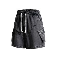 批发户外休闲运动工装裤<b class='q'>男</b>士夏季2026新款百搭透气凉感多口袋五分裤