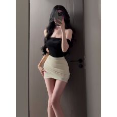 批发纯欲风显身材辣妹穿搭包臀短裙上衣2026新款女装早秋裙子两件套装