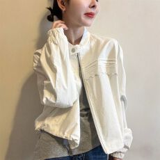 批发蕾丝钩花棒球服外套女<b class='q'>欧洲</b>站2026春装新款欧货女装时尚洋气夹克潮
