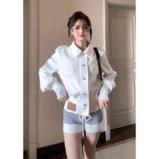 批发微胖韩系高级感灰色立领拉链外套女<b class='q'>秋冬</b>时尚百搭宽松休闲夹克上衣