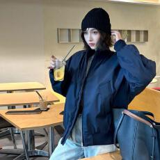 批发2026秋<b class='q'>冬</b>新款夹克棉服男女同款棉衣情侣外套立领防风防寒棉衣保暖