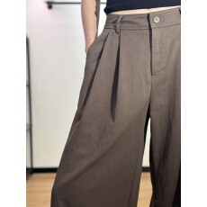 批发2026春夏新款高腰阔腿裤<b class='q'>女</b> 韩系垂感显瘦休闲慵懒松弛感直筒<b class='q'>长裤</b>