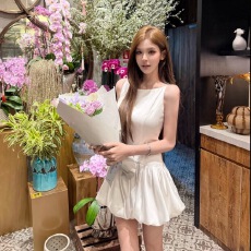 批发FAY月光<b class='q'>花苞</b>气质名媛配腰带芭蕾<b class='q'>花苞</b>裙吊带<b class='q'>连衣裙</b>