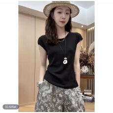 批发小静静一会灰底花朵裤2026夏款百搭显瘦弧形休闲裤➕上衣