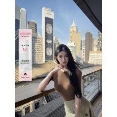 批发JAYKY YANG内搭好手chao细腻软糯羊毛针织衫修身圆领<b class='q'>中袖</b>上衣