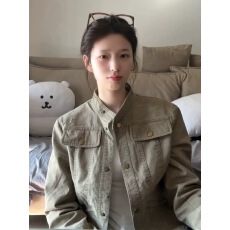 批发复古风水洗做旧质感牛仔外套女2026新款今年流行爆款独特漂亮夹克