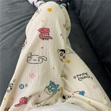 批发简约百搭长裤泡泡棉薄款春夏季可外穿樱<b class='q'>卡通</b>可爱休闲遛弯家居裤