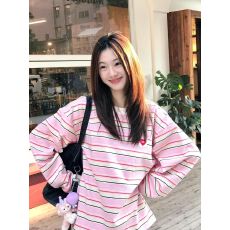 批发实价 二本针 订标【广州色织条面料 原版布290克】<b class='q'>长袖</b>女