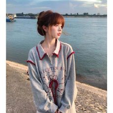 批发K 薄款350克 原版好做工【纯棉华棉复合】<b class='q'>卫衣</b><b class='q'>女</b>