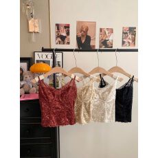 批发6054性感蕾丝<b class='q'>吊带</b><b class='q'>背心</b>无钢圈胸垫免穿内衣外穿内搭<b class='q'>打底</b>衫美背内衣