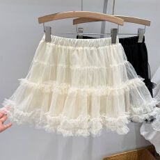 批发芭蕾风甜美<b class='q'>街头</b>温柔少女网纱层层蛋糕复古感百搭显瘦蓬蓬半身短裙