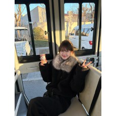 批发羊羔毛外套女2026新款秋冬季毛领<b class='q'>皮草</b>毛毛夹克黑色小个子<b class='q'>短款</b>环葆