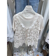 批发2026钩花背心两件套，网红巨爆款