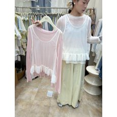 批发2026档口上新<b class='q'>大码</b>女装薄料时尚蕾丝两件套4-A431