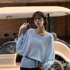 批发2026档口上新，档口上新，蝙蝠袖<b class='q'>宽松</b>版薄料针织1-11-35