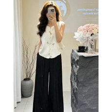 批发档口上新 新中式国风蝴蝶刺绣马甲女2026新款复古盘扣上衣背心
